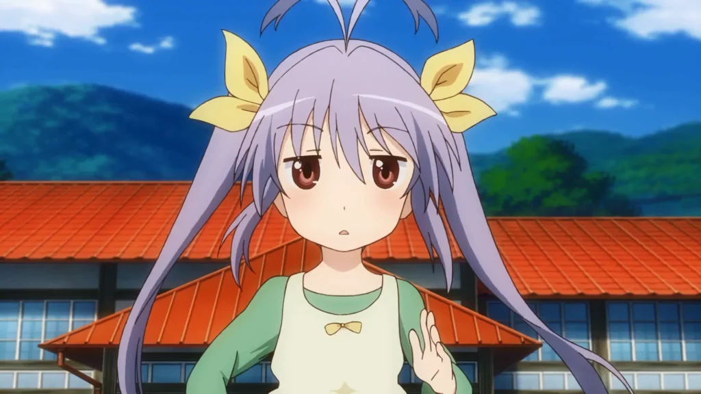 Non Non Biyori OP 00.28 45 Best Purple Hair Anime Girls of All Time