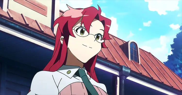 05 yoko littner tengen toppa gurren lagann 35 Cute Anime Girls With Glasses