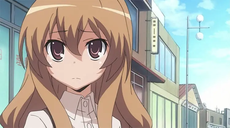 12 taiga aisaka toradora anime screenshot 35 Best Anime School Girls of All Time