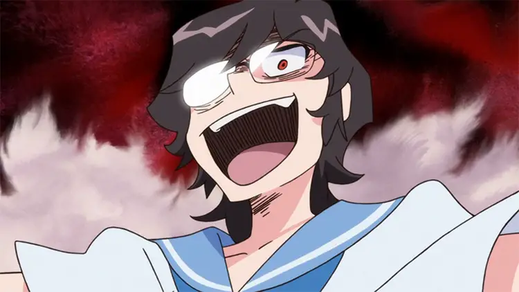 13 maiko oogure kill la kill anime 35 Cute Anime Girls With Glasses