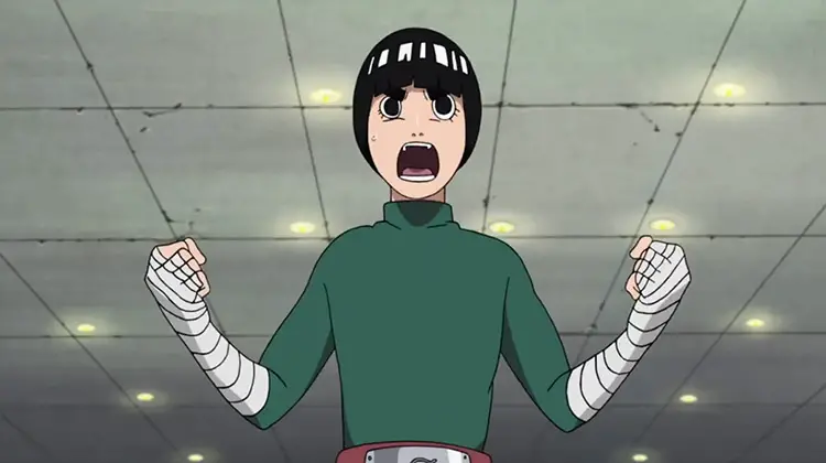 16 rock lee naruto anime screenshot 30 Ugliest Anime Characters of All Time