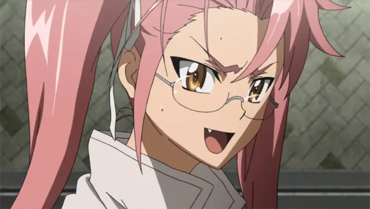 24 saya takagi highschool of the dead anime 35 Cute Anime Girls With Glasses