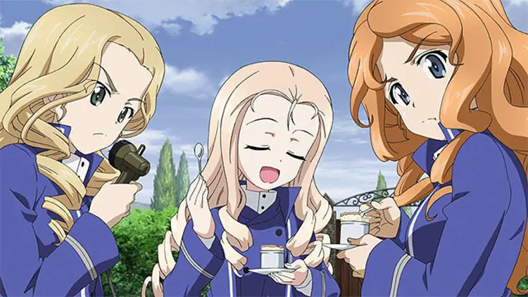 31 girls and panzer anime