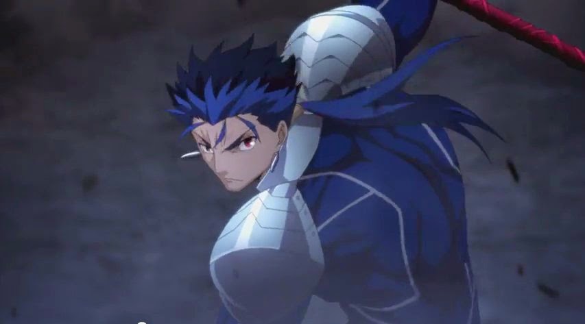 fate stay night unlimited blade works ufotable lancer blue haired