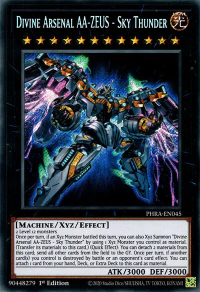 01 divine arsenal aa zeus sky thunder ygo card 1 15 Best Machine Monsters in Yu-Gi-Oh! 