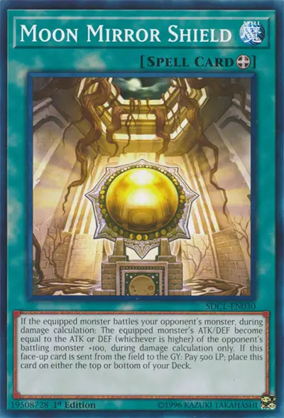 01 moon mirror shield ygo card 18 Best Equip Spell Cards in Yu-Gi-Oh!