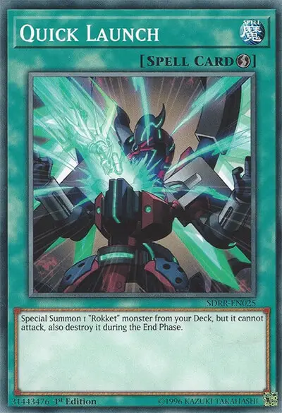 03 quick launch card yugioh 1 15 Best Rokket Cards in Yu-Gi-Oh!