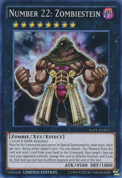 05 number 22 zombiestein card yugioh 1
