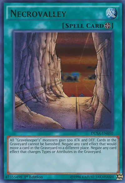 08 necrovalley yugioh card 1 18 Best Field Spell Cards in Yu-Gi-Oh!