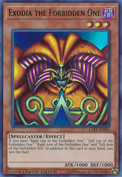 09 exodia the forbidden one card 1 25 Most Nostalgic Cards Yu-Gi-Oh!