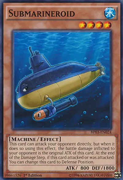 09 submarineroid card yugioh 1 15 Best Direct Attack Cards in Yu-Gi-Oh!