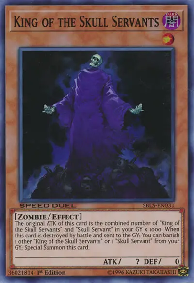 16 king of the skull servants card 1 21 Best Level 1 Monster Cards in Yu-Gi-Oh!