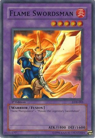 flameswordsman 1 25 Most Nostalgic Cards Yu-Gi-Oh!