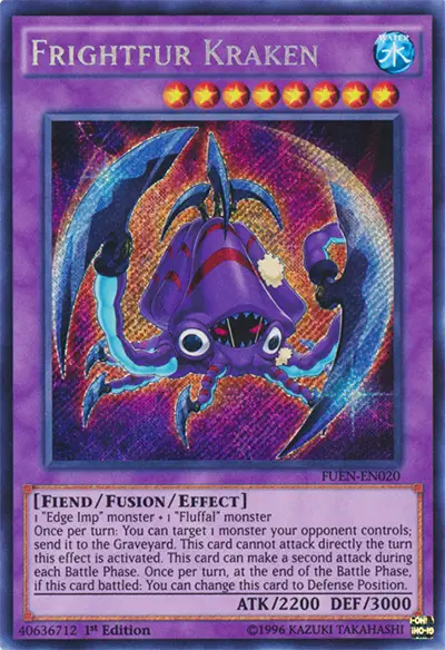 01 frightfur kraken yugioh card 18 Best Fluffal, Edge Imp & Frightfur Cards in Yu-Gi-Oh!