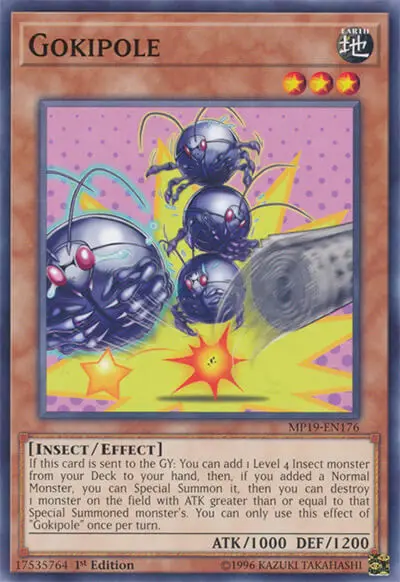 02 gokipole card yugioh 1 18 Best Insect Type Monsters in Yu-Gi-Oh!