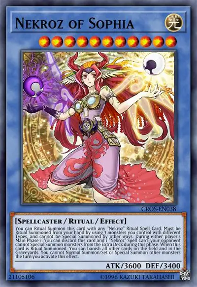 02 nekroz of sophia yugioh card 18 Best Ritual Monsters In Yu-Gi-Oh!