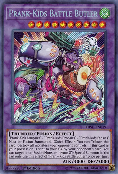 02 prank kids battle butler yugioh card 1 18 Best Thunder Type Monsters In Yu-Gi-Oh!