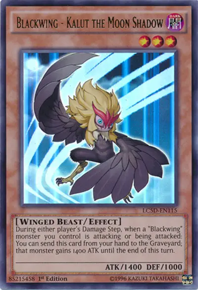 03 blackwing kalut the moon shadow ygo card