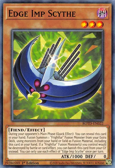 04 edge imp scythe card yugioh 18 Best Fluffal, Edge Imp & Frightfur Cards in Yu-Gi-Oh!