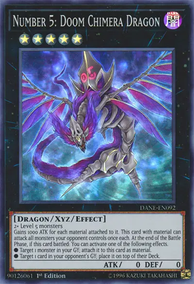 05 no5 doom chimera dragon ygo card 7 Best Rank 5 XYZ Monsters in Yu-Gi-Oh!