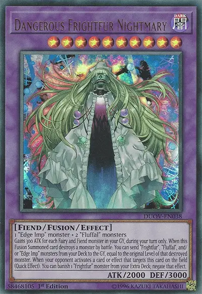 07 dangerous frightfur nightmary card yugioh 18 Best Fluffal, Edge Imp & Frightfur Cards in Yu-Gi-Oh!