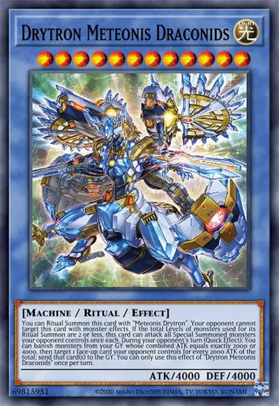 08 drytron meteonis draconids card 18 Best Ritual Monsters In Yu-Gi-Oh!