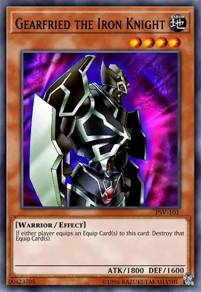 08 gearfried the iron knight card 18 Best Joey Wheeler’s Deck Cards in Yu-Gi-Oh!