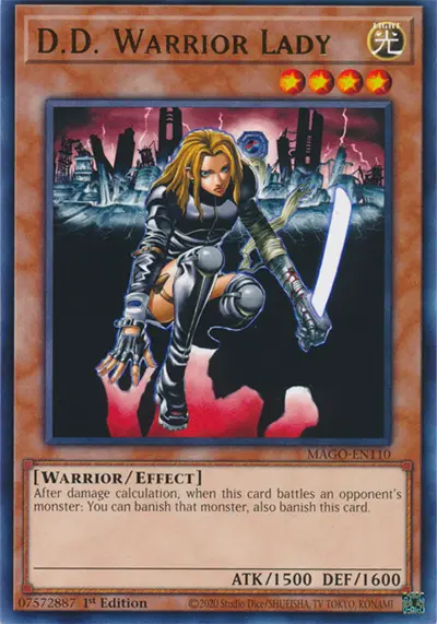 11 dd warrior lady card ygo
