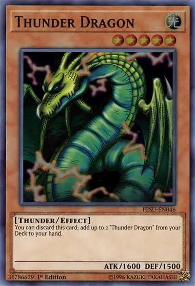 11 thunder dragon ygo card 1