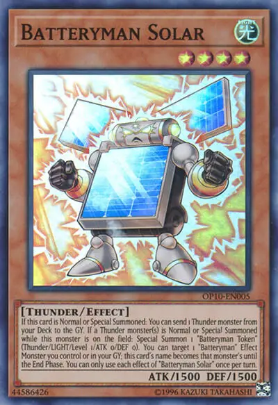 13 batteryman solar card yugioh 1 18 Best Thunder Type Monsters In Yu-Gi-Oh!