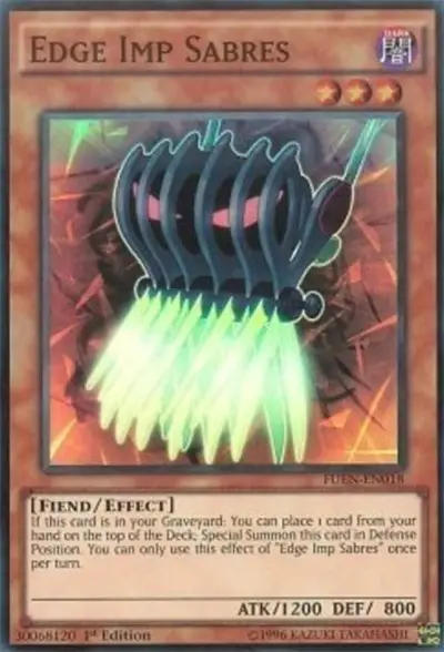 13 edge imp sabres card yugioh 18 Best Fluffal, Edge Imp & Frightfur Cards in Yu-Gi-Oh!