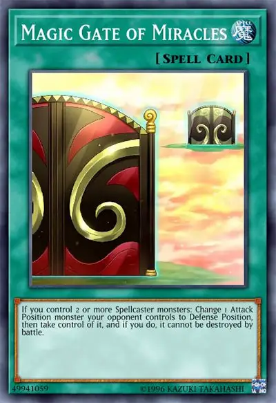 13 magic gate of miracles ygo card