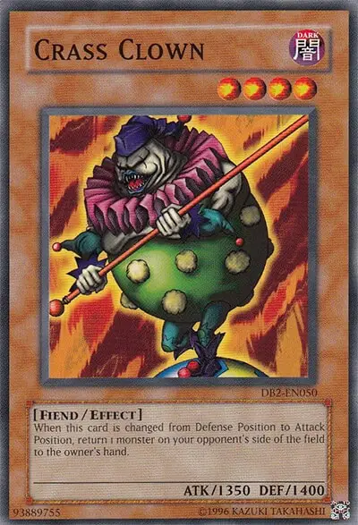 14 crass clown ygo card 1 40 Ugliest & Creepiest Cards in Yu-Gi-Oh!