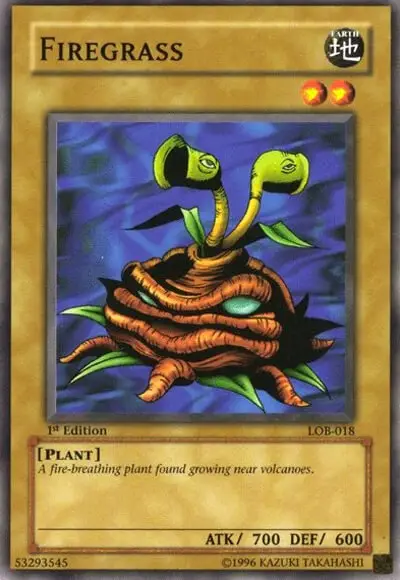 23 firegrass ygo card 1 40 Ugliest & Creepiest Cards in Yu-Gi-Oh!