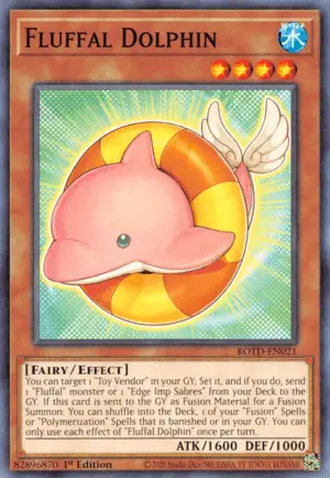 300px FluffalDolphin ROTD EN C 1E 1 18 Best Fluffal, Edge Imp & Frightfur Cards in Yu-Gi-Oh!