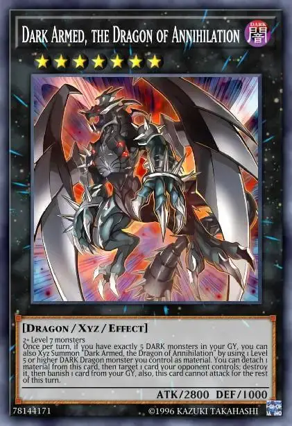 Dark Armed the Dragon of Annihilation 7 Best Rank 5 XYZ Monsters in Yu-Gi-Oh!