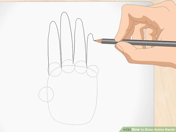 aid2465013 v4 728px Draw Anime Hands Step 3 Version 3.jpg How to Draw Anime & Manga Hands