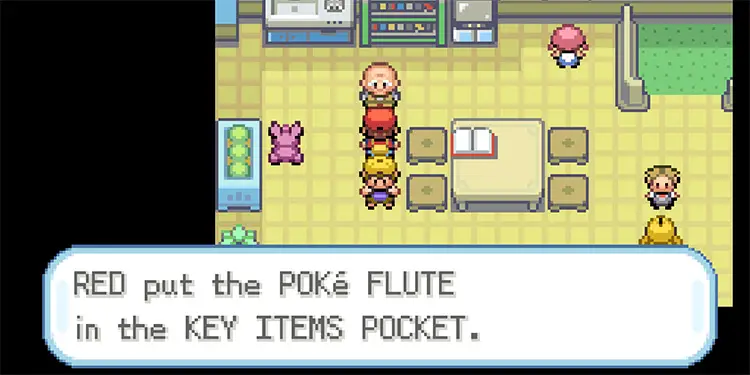 01 getting the poke flute from mr fuji pokemon frlg screenshot