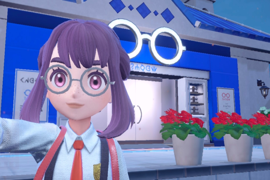 Glasses Shop in Pokemon Scarlet and Violet