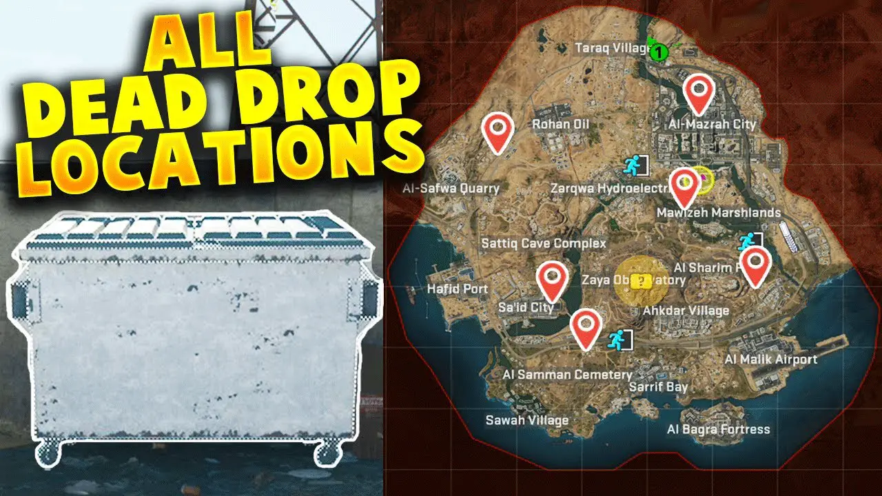 MW2 DMZ Waterways Dead Drop location - My Otaku World