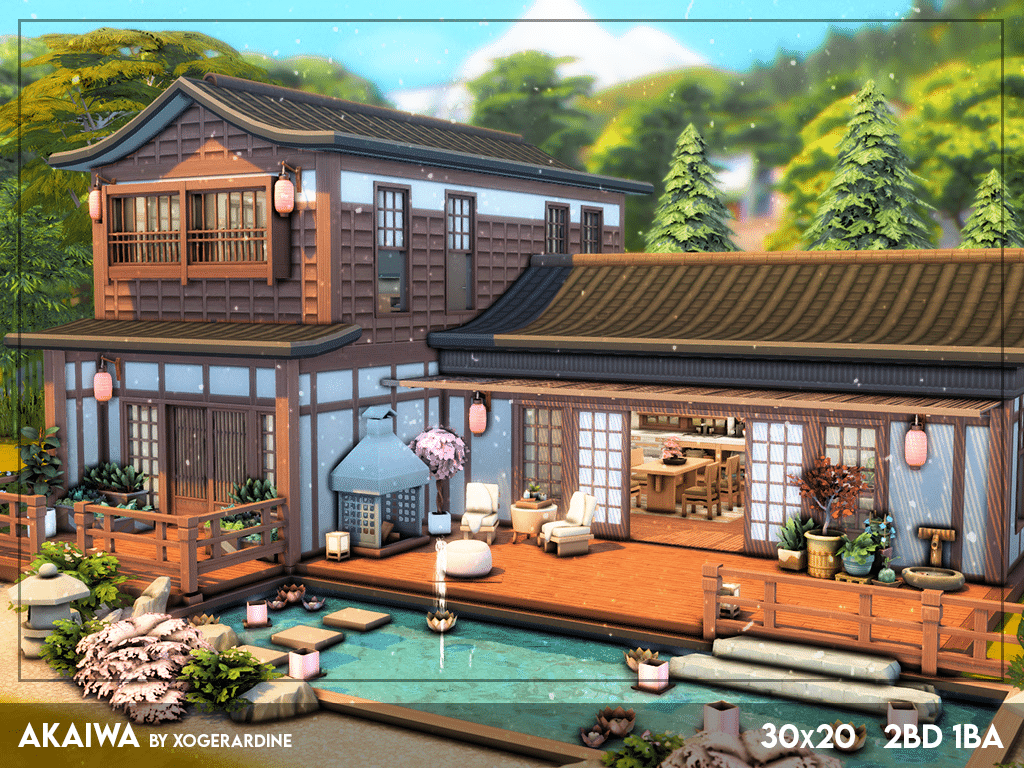 Akaiwa Japanese mod Sims 4: Japanese Mods and CC