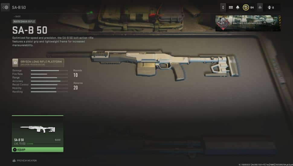 Best SA B 50 Loadout Modern Warfare 2 Cover The Best Sa-b 50 Loadout And Class Setup In Modern Warfare 2
