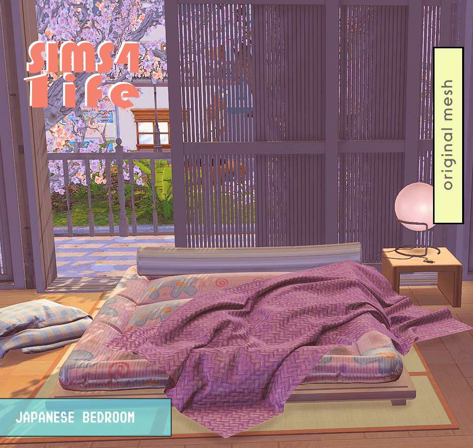 bedroom Japanese mod Sims 4: Japanese Mods and CC