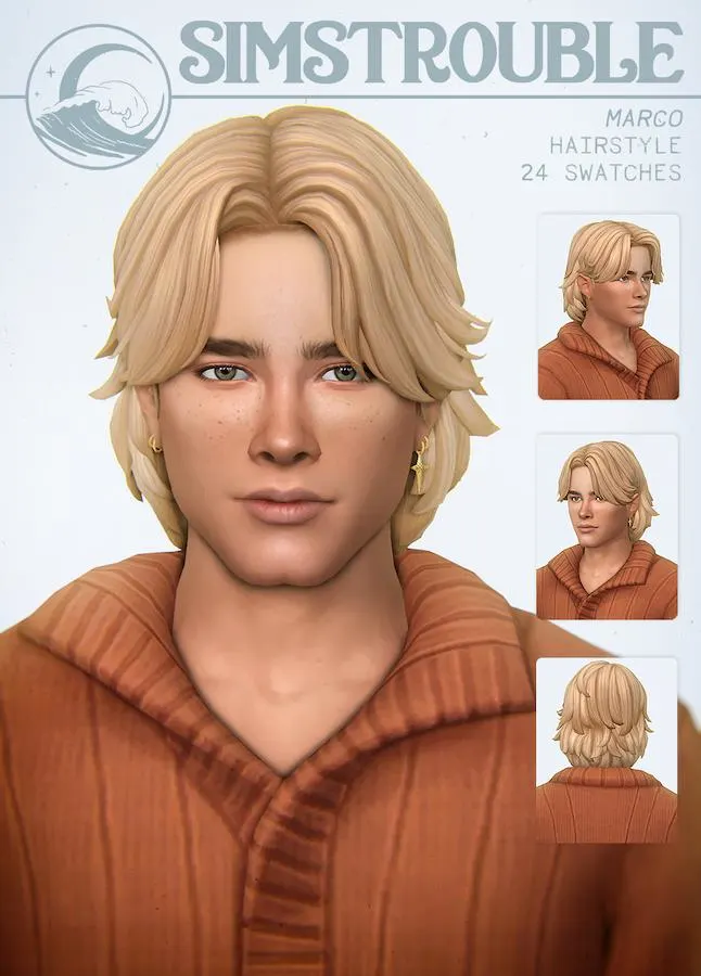 male hair 6 Best Sims 4 Male Hair cc