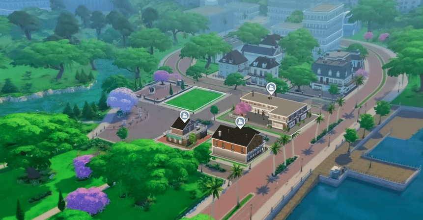 Open World 2a The Sims 4: Brookheight, Open World Mod