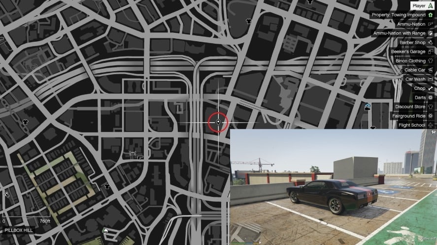 PILLBPX HILL Locations of the 3 Gauntlet Cars in GTA 5 Heist setup