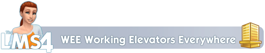 elevator mod wee Sims 4: Elevator Mods