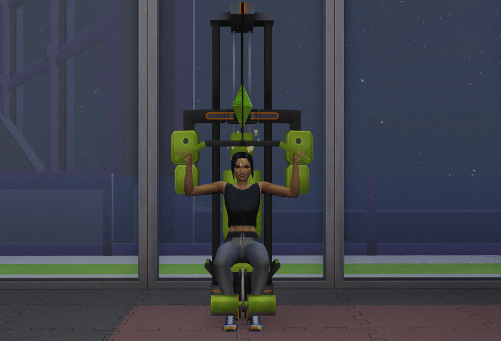 fitness skill cheat 1 The Sims 4: Fitness Skill Cheat