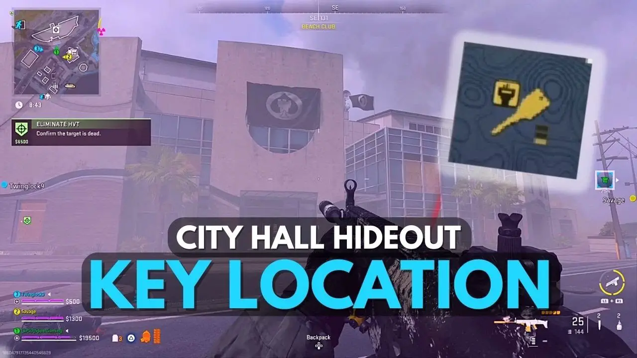 Where To Use The City Hall Hideout Key In Call Of Duty: DMZ?