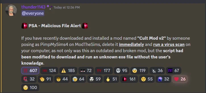 Cult Mod down Sims 4: Be Aware Of The Cult Mod V.2